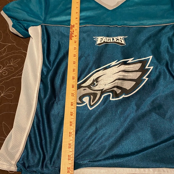 Philadelphia Eagles NFL Flag Football Jersey Reversible White/Green Adult Medium - Picture 6 of 7